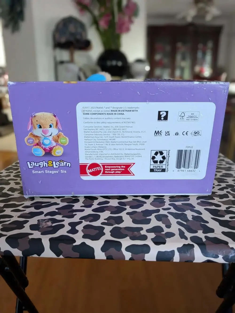 Fisher-Price Laugh & Learn Smart Stages Sis Plush Puppy Toy